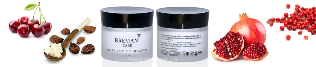 Антивозрастной дневной крем для лица Bremani Care преимущества картинка